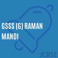 Gsss (G) Raman Mandi High School Logo