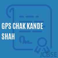 Gps Chak Kande Shah Primary School Logo