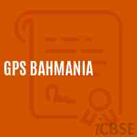 Gps Bahmania Primary School Logo