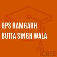 Gps Ramgarh Butta Singh Wala Primary School Logo