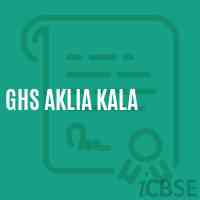 Ghs Aklia Kala Secondary School Logo