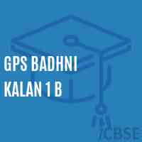 Gps Badhni Kalan 1 B Primary School Logo