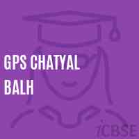 Gps Chatyal Balh Primary School Logo