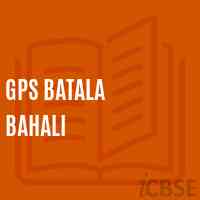 Gps Batala Bahali Primary School Logo