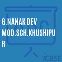G.Nanak Dev Mod.Sch.Khushipur Middle School Logo