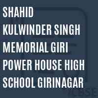 Shahid Kulwinder Singh Memorial Giri Power House High School Girinagar Logo
