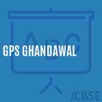 Gps Ghandawal Primary School Logo