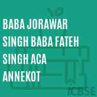 Baba Jorawar Singh Baba Fateh Singh Aca Annekot Primary School Logo
