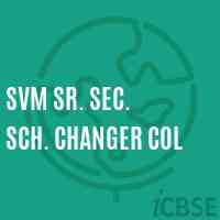 Svm Sr. Sec. Sch. Changer Col Senior Secondary School Logo