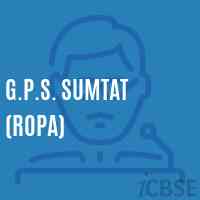G.P.S. Sumtat (Ropa) Primary School Logo