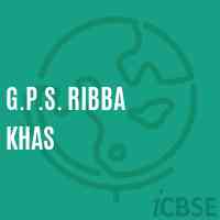 G.P.S. Ribba Khas Primary School Logo