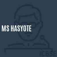 Ms Hasyote Middle School Logo