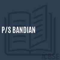P/s Bandian Primary School Logo