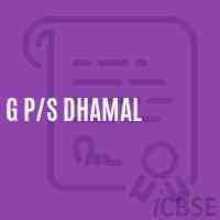 G P/s Dhamal Primary School Logo