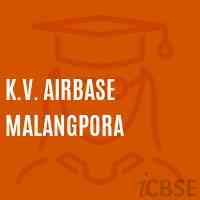 K.V. Airbase Malangpora Secondary School Logo