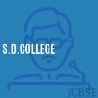 S.D.College Logo