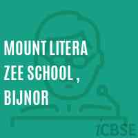 Mount Litera Zee School , Bijnor Logo
