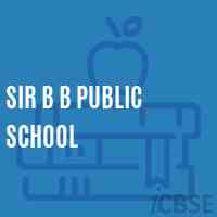 Sir B B Public School Logo