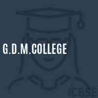 G.D.M.College Logo