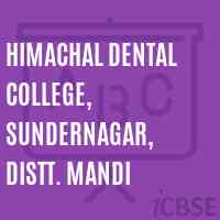 Himachal Dental College, Sundernagar, Distt. Mandi Logo
