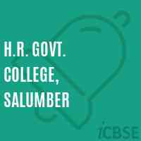 H.R. Govt. College, Salumber Logo