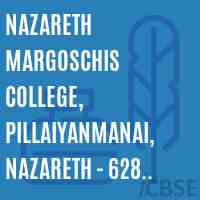 Nazareth Margoschis College, Pillaiyanmanai, Nazareth - 628 617, Thoothukudi Dist Logo