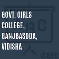 Govt. Girls College, Ganjbasoda, Vidisha Logo