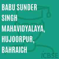 Babu Sunder Singh Mahavidyalaya, Hujoorpur, Bahraich College Logo