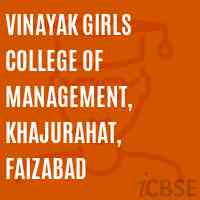 Vinayak Girls College of Management, Khajurahat, Faizabad Logo