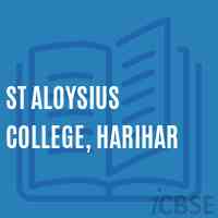 ST Aloysius College, Harihar Logo