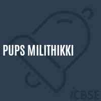 Pups Milithikki Primary School Logo