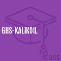 Ghs-Kalikoil Secondary School Logo