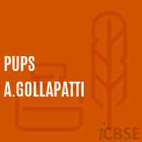 Pups A.Gollapatti Primary School Logo