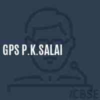 Gps P.K.Salai Primary School Logo