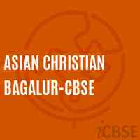 Asian Christian Bagalur-Cbse School Logo