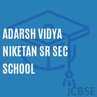 Adarsh Vidya Niketan Sr Sec School Logo