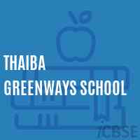 Thaiba Greenways School Logo