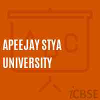 Apeejay Stya University Logo