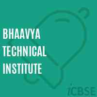 Bhaavya Technical Institute Logo