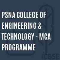 Psna College of Engineering & Technology - Mca Programme Logo