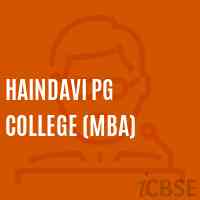 Haindavi Pg College (Mba) Logo