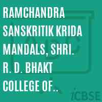 Ramchandra Sanskritik Krida Mandals, Shri. R. D. Bhakt College of Pharmacy Logo