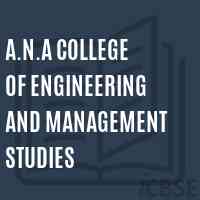 A.N.A College of Engineering and Management Studies Logo