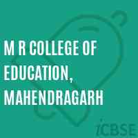 M R College of Education, Mahendragarh Logo