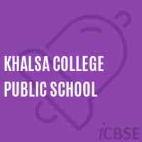 Khalsa College Public School Logo