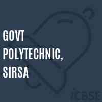 Govt Polytechnic, Sirsa College Logo