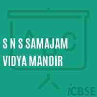 S N S Samajam Vidya Mandir School Logo