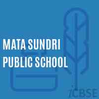 Mata Sundri Public School Logo