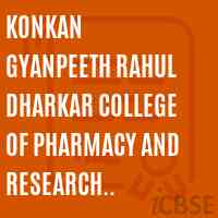 Konkan Gyanpeeth Rahul Dharkar College of Pharmacy and Research Institute,Karjat Logo