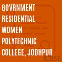 Govrnment Residential Women Polytechnic College, Jodhpur Logo